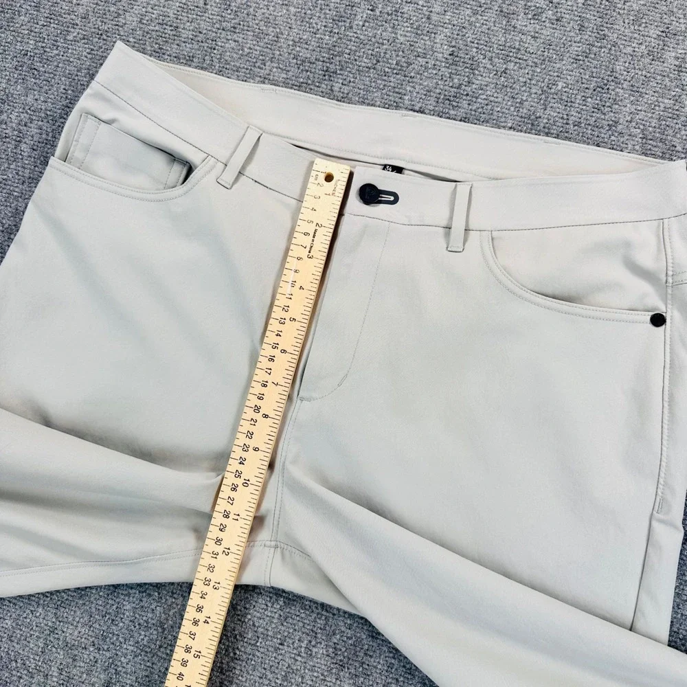 Public Rec Dealmaker 5-Pocket Pants Men's 34x32 Stone Gray Technical Trousers